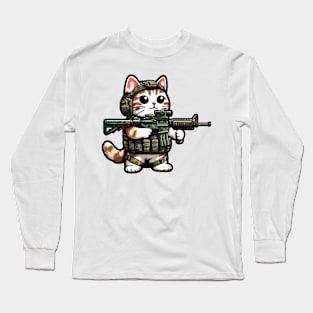 Tactical Cat Long Sleeve T-Shirt